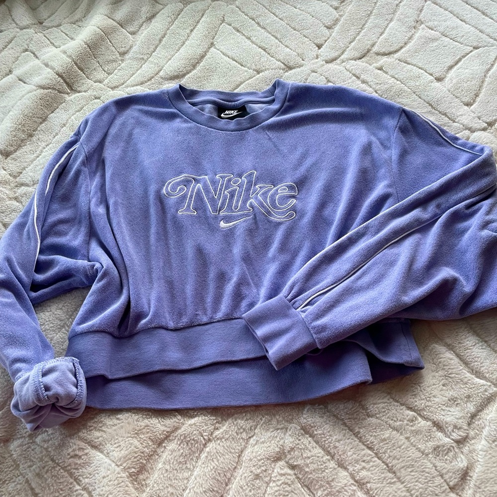 Nike cropped sweatshirt